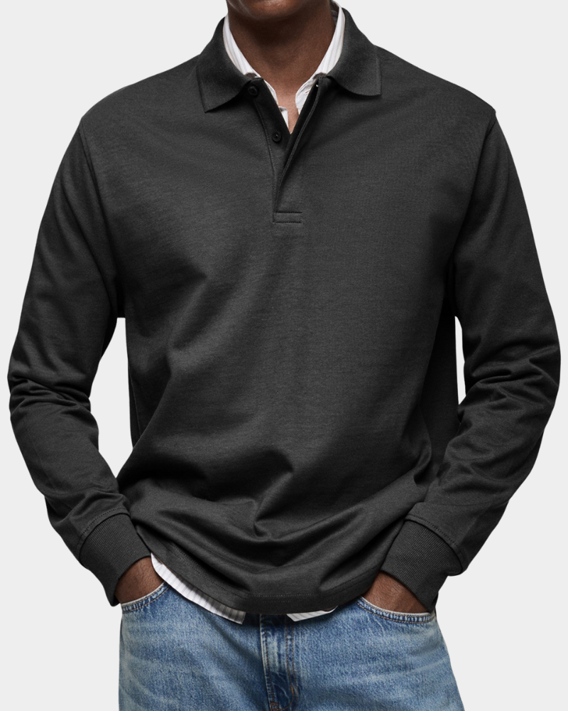 Classic Long-sleeve Polo Shirt