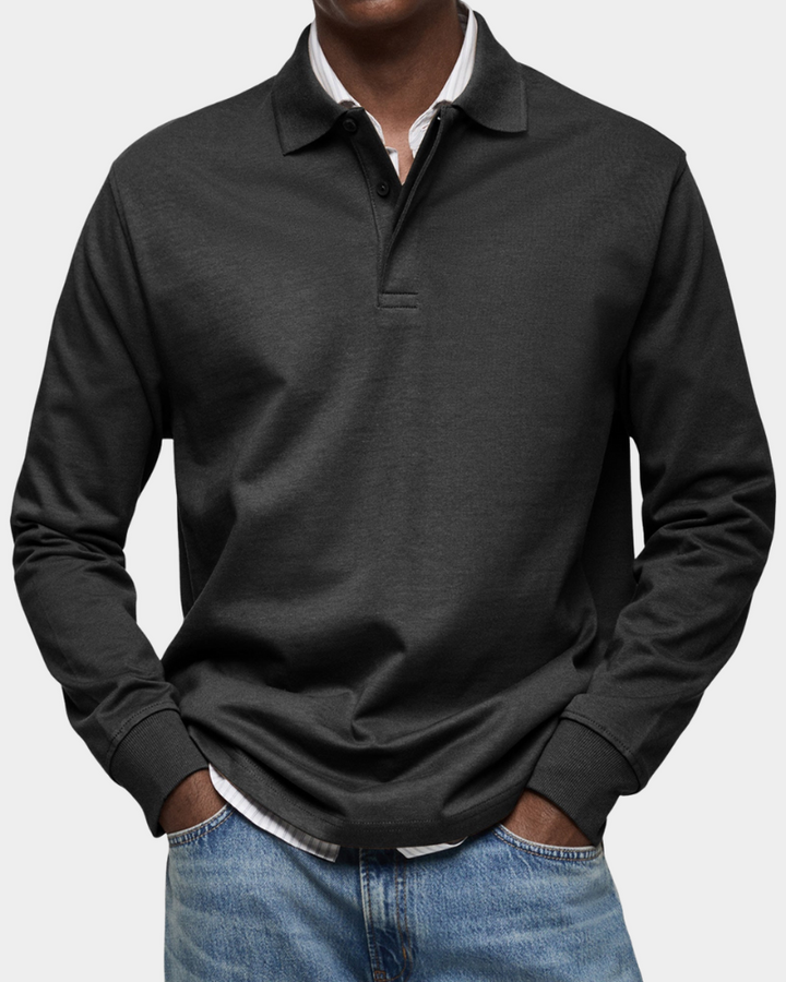 Classic Long-sleeve Polo Shirt