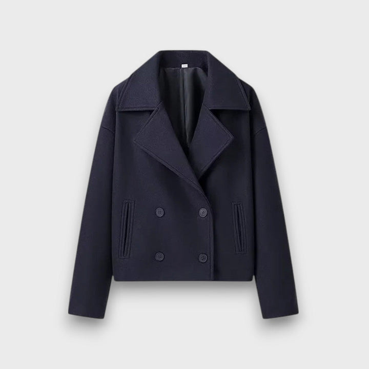Coralie | Short Coat with Lapel Collar