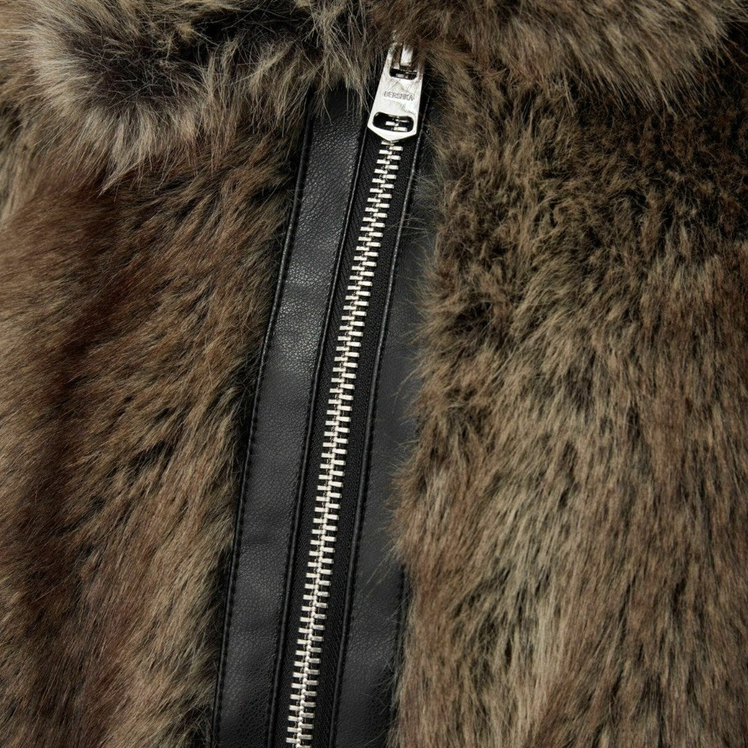 Seraphina | Short Faux Fur Jacket with Urban Chic