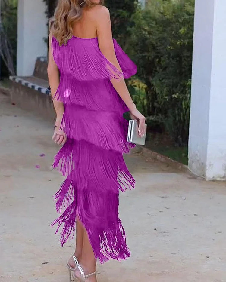 Poppy | Elegant off-the-shoulder dress