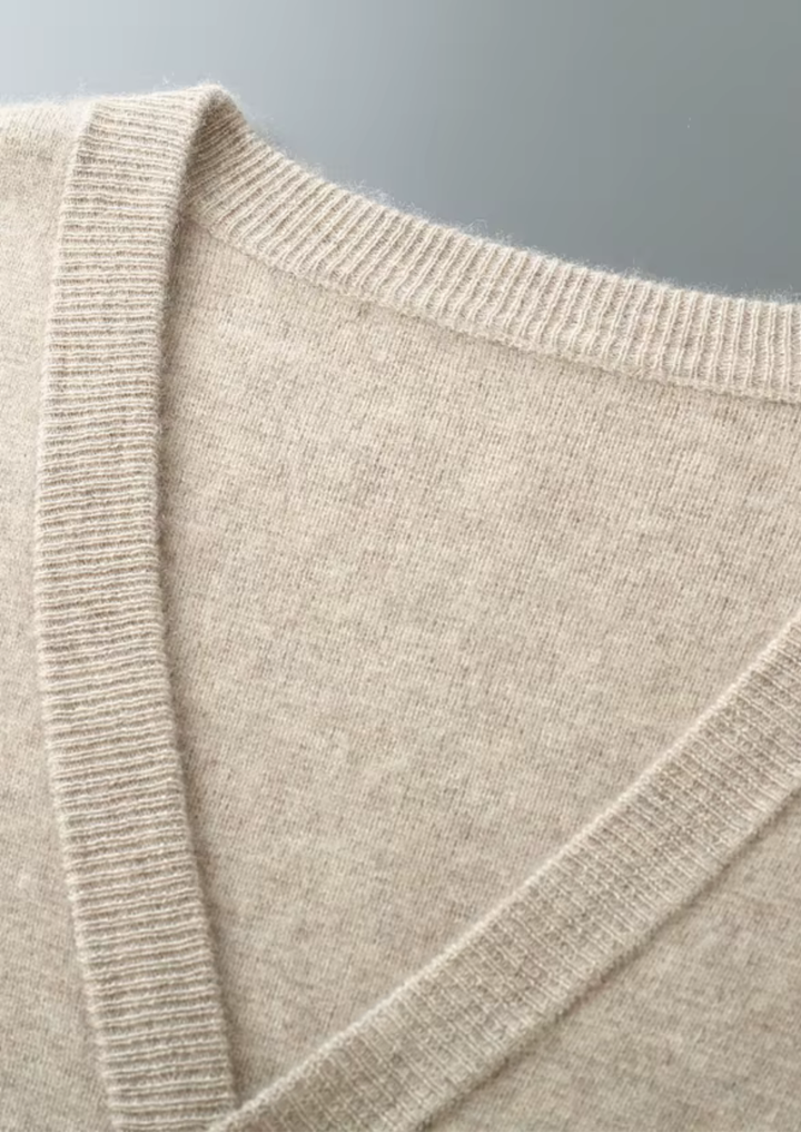 Pure Extra-Fine Merino Wool Essential Luxury Cardigan
