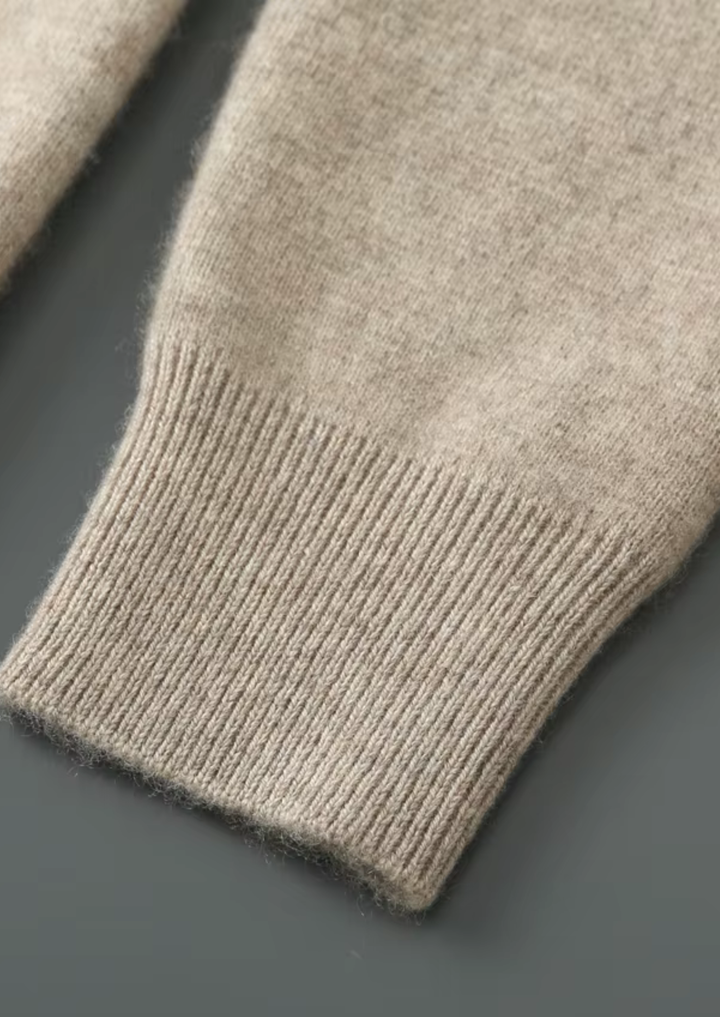 Pure Extra-Fine Merino Wool Essential Luxury Cardigan