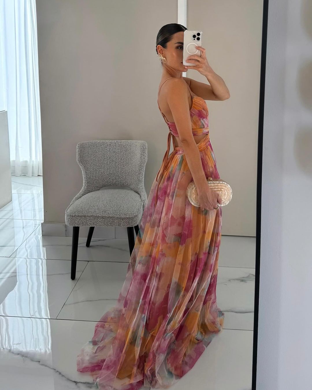 Bernice | Long floral dress