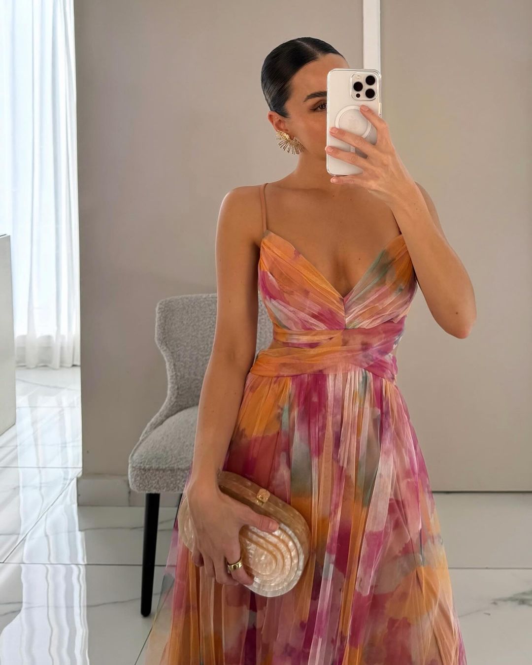 Bernice | Long floral dress