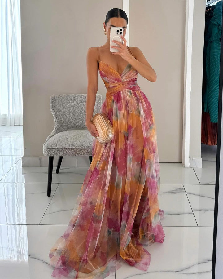 Bernice | Long floral dress