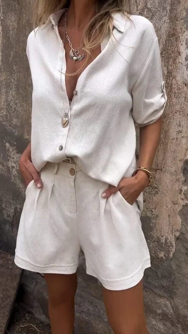 Lia | Linen Comfy Set