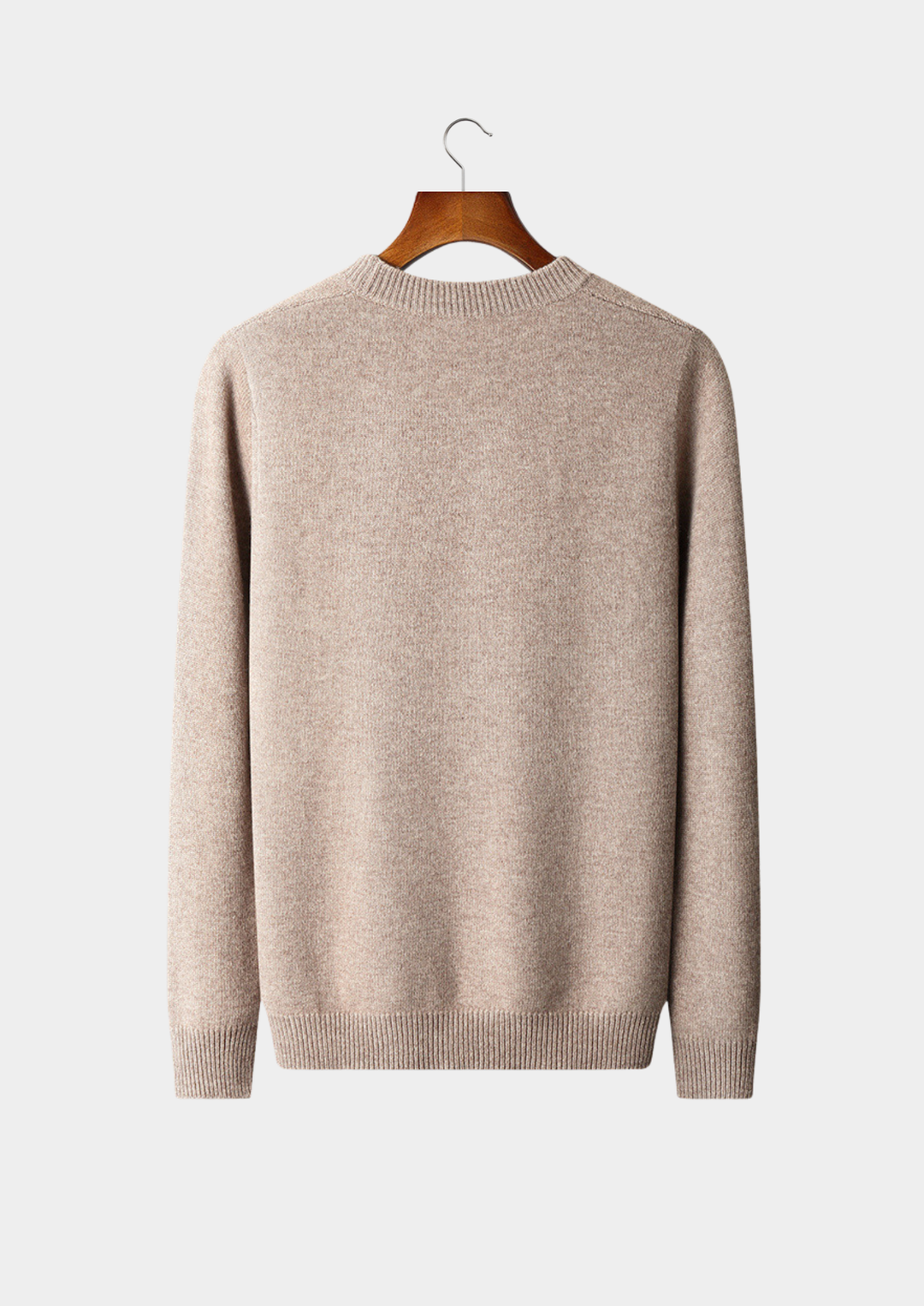 Extra-Fine Merino Wool Cable-Knit Crewneck Sweater