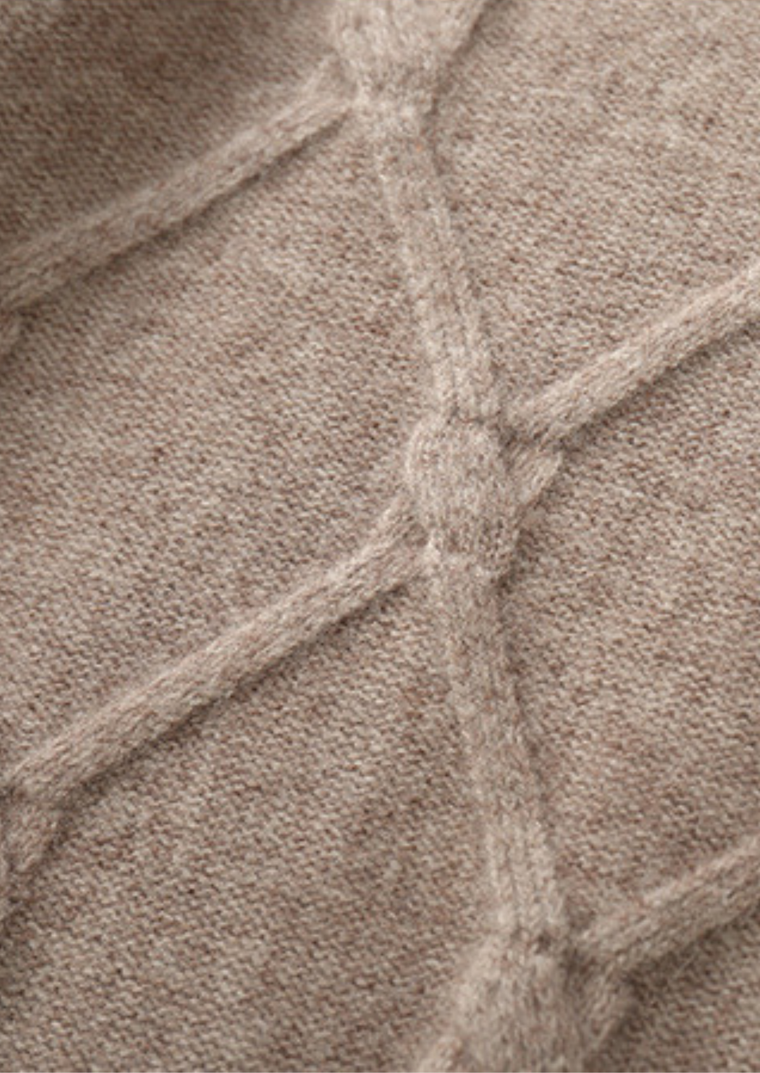 Extra-Fine Merino Wool Cable-Knit Crewneck Sweater