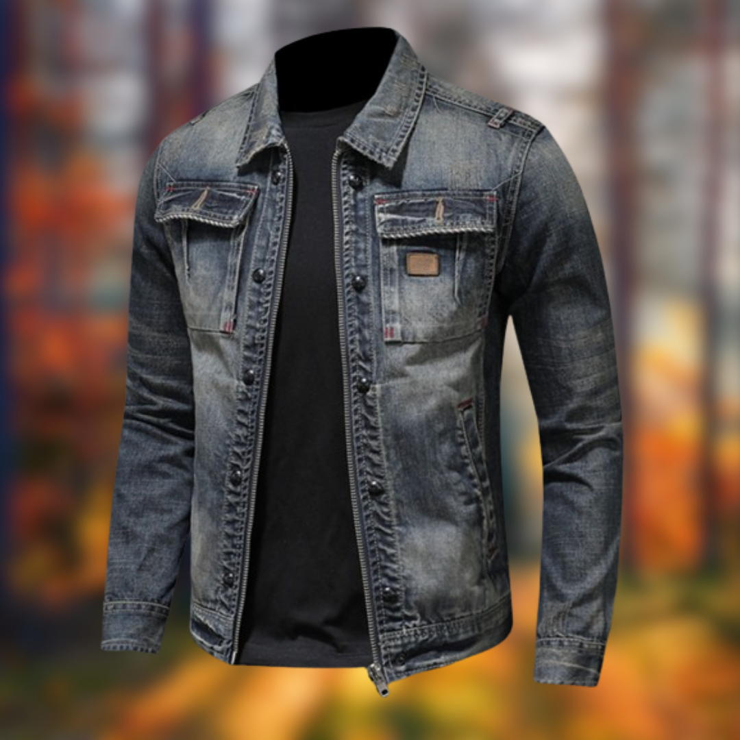 Louis | Retro-style denim jacket