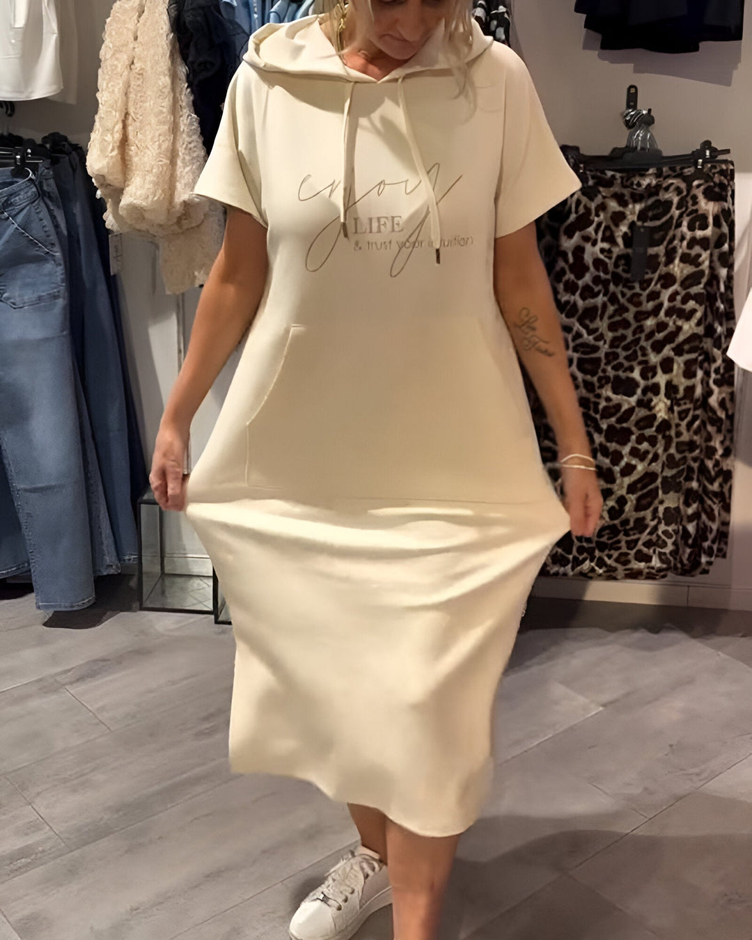 Elin | Casual Hoodie Dress