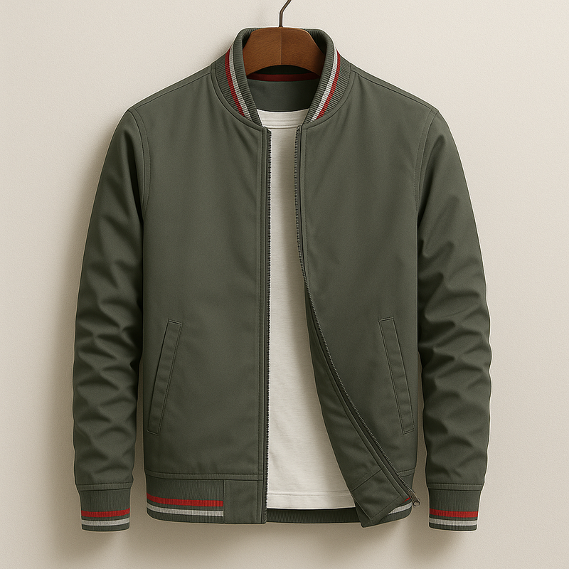 Caleb | Urban Stripe Bomber