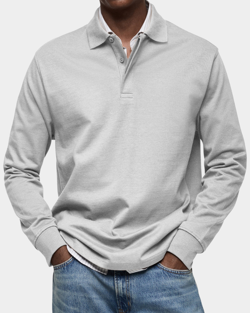 Classic Long-sleeve Polo Shirt