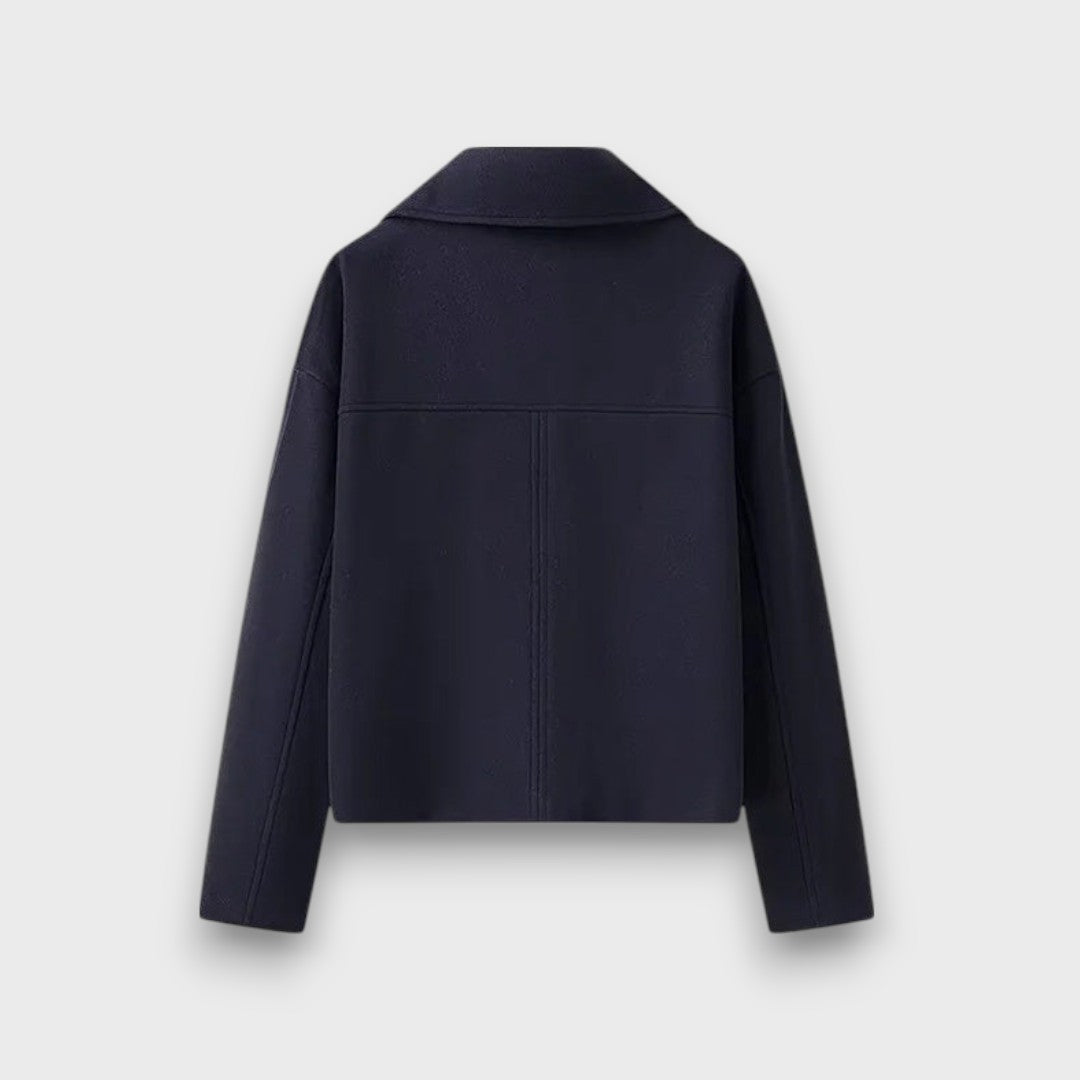 Coralie | Short Coat with Lapel Collar
