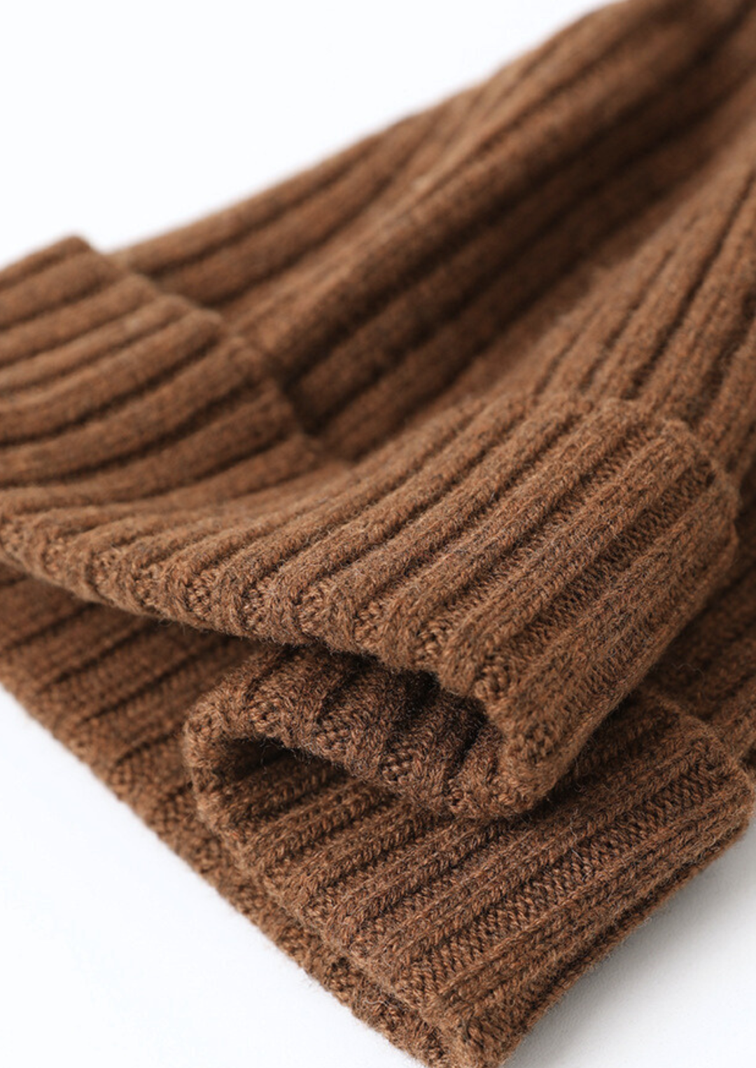 Wintertime Signature Merino Knit – Coffee