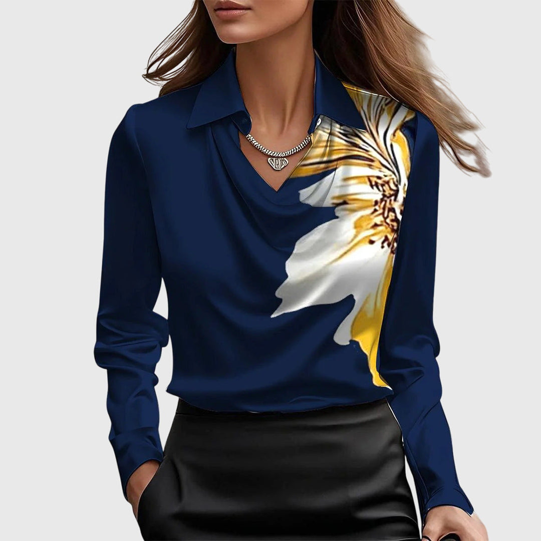 Clarissa | Chic satin blouse