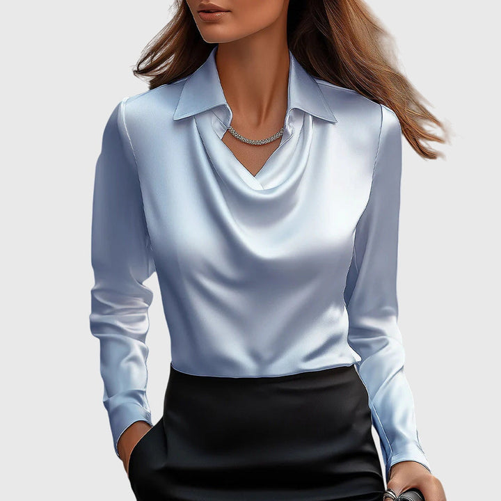Clarissa | Chic satin blouse