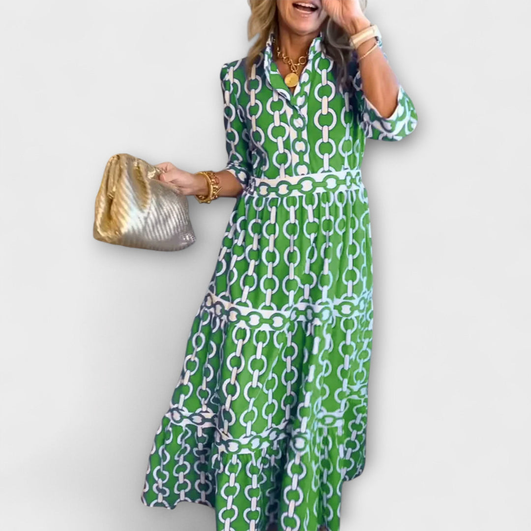Kelsey | Chain Pattern Dress