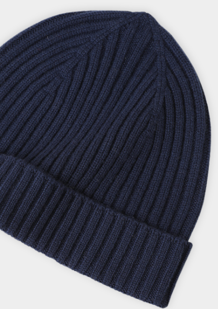 Merino Wool Wintertime Essentials in Navy Blue