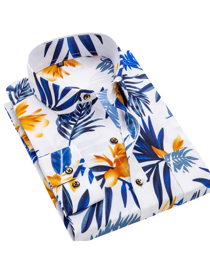 Guido | Nautical Print Shirt