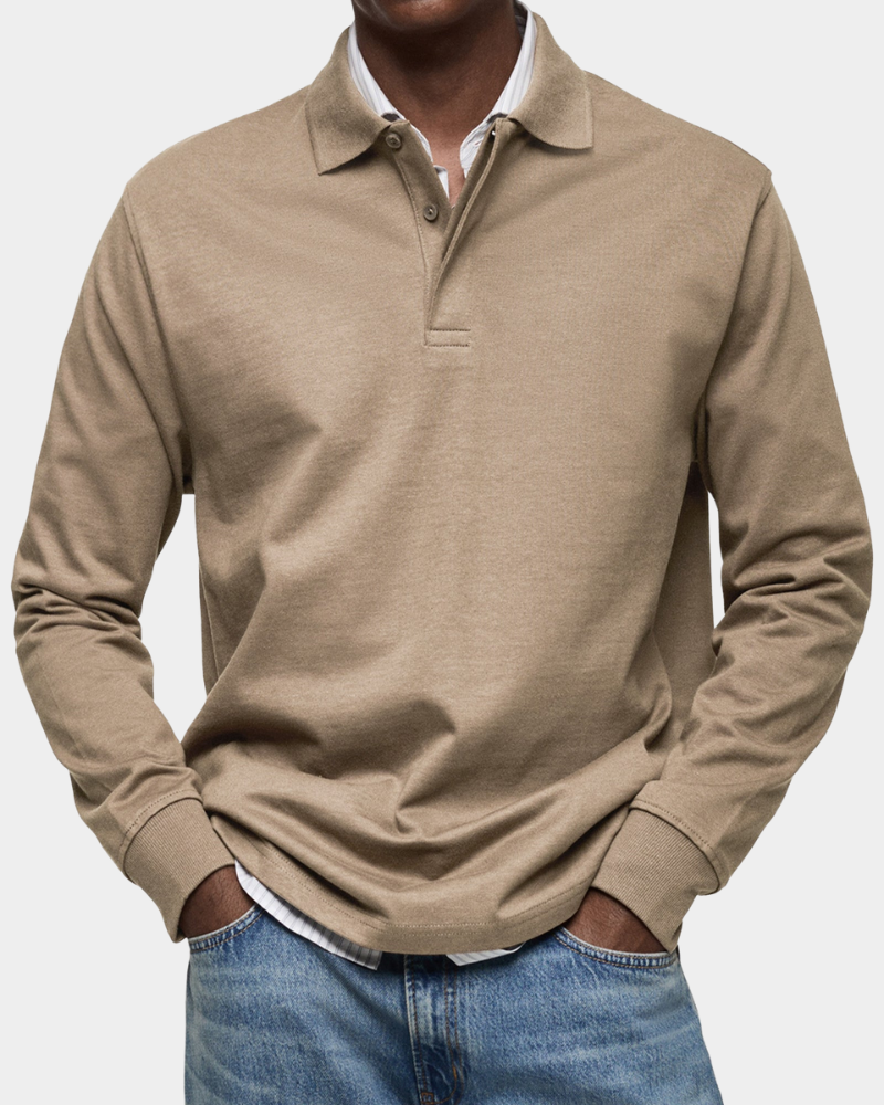 Classic Long-sleeve Polo Shirt