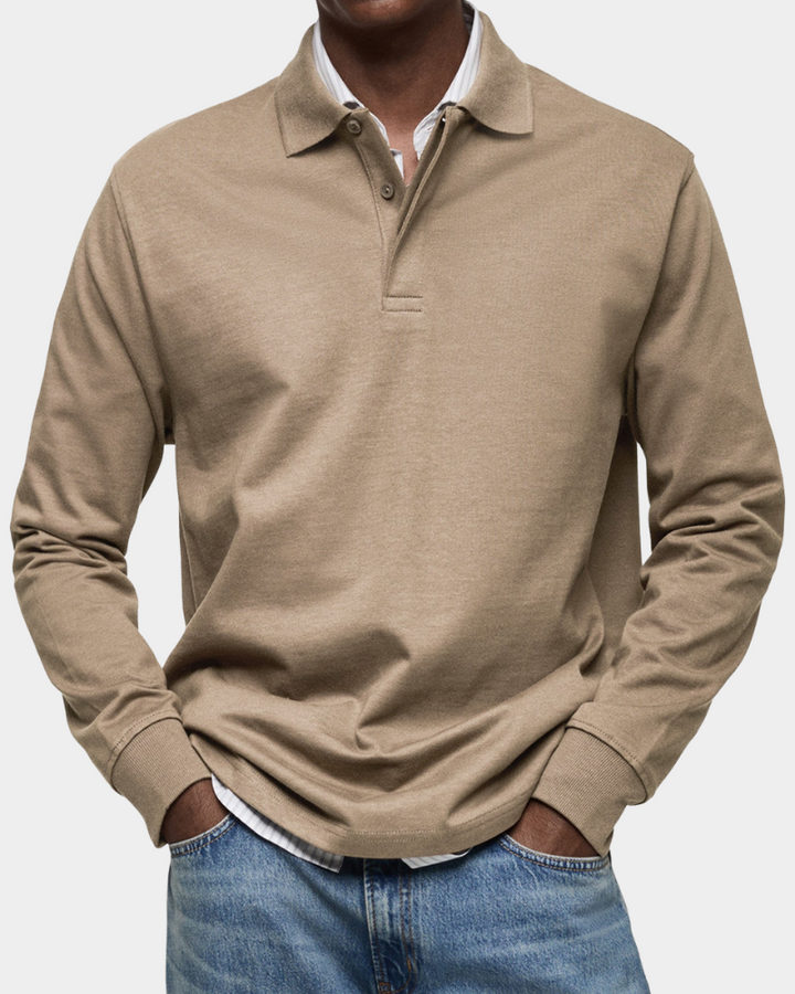 Classic Long-sleeve Polo Shirt
