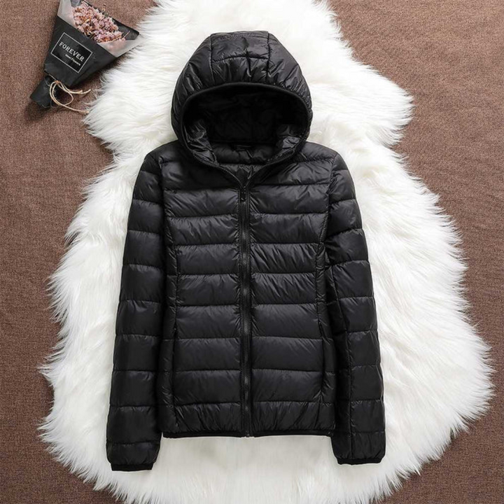 Doloris Lined Mid-Coat | Black