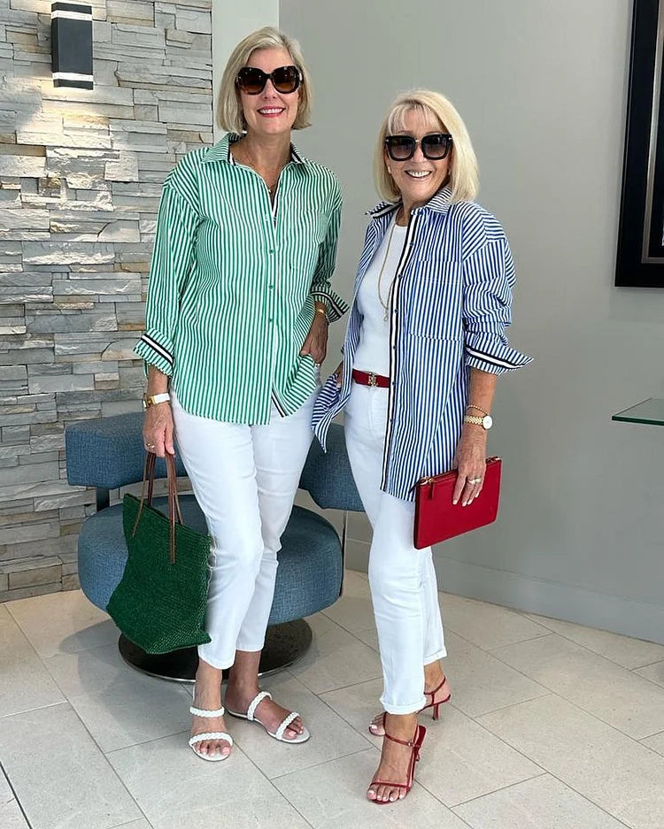 Solenne | Striped Shirt