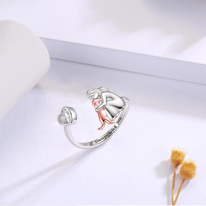 Adjustable ring – “Forever in my heart”