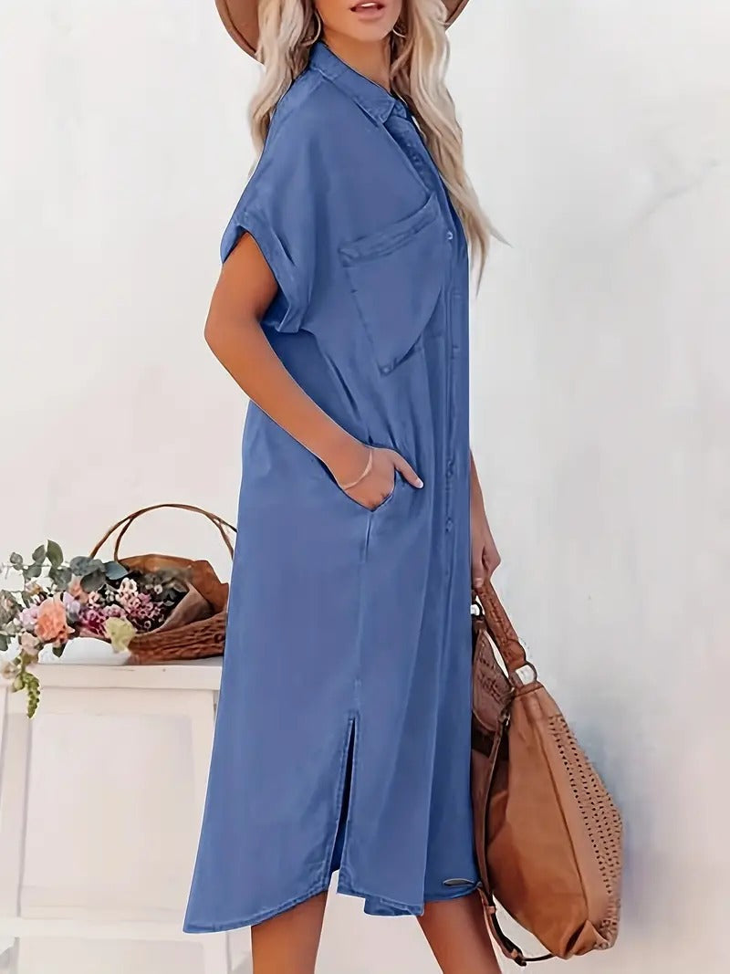 Iris | Shirt Dress with Pockets