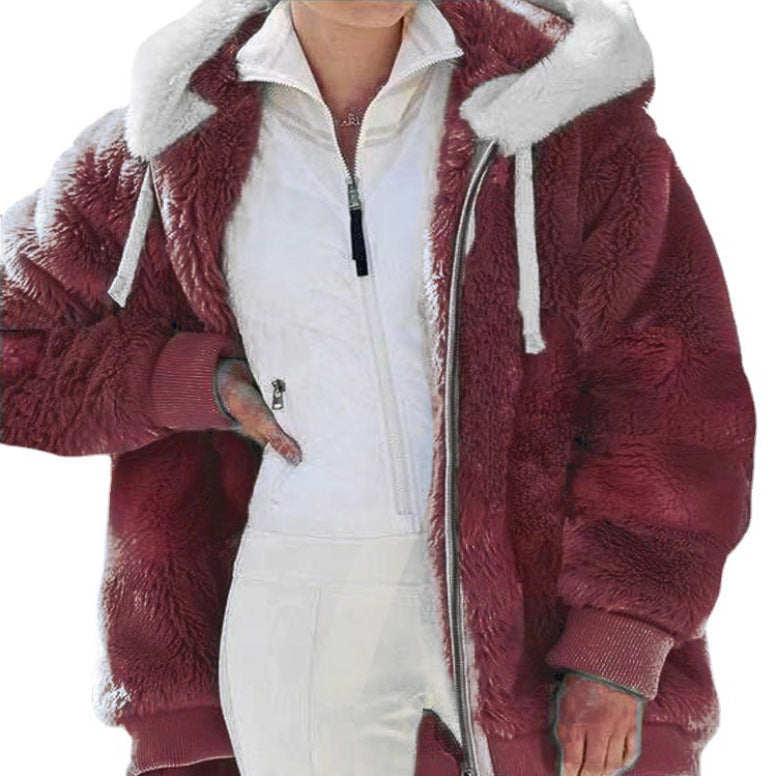 Corinne | Women’s Winter Hooded Zip Jacket