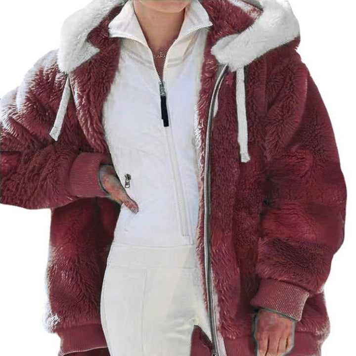 Corinne | Women’s Winter Hooded Zip Jacket