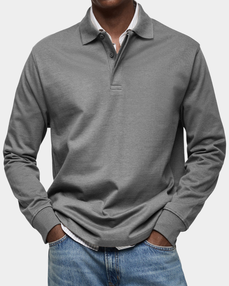 Classic Long-sleeve Polo Shirt