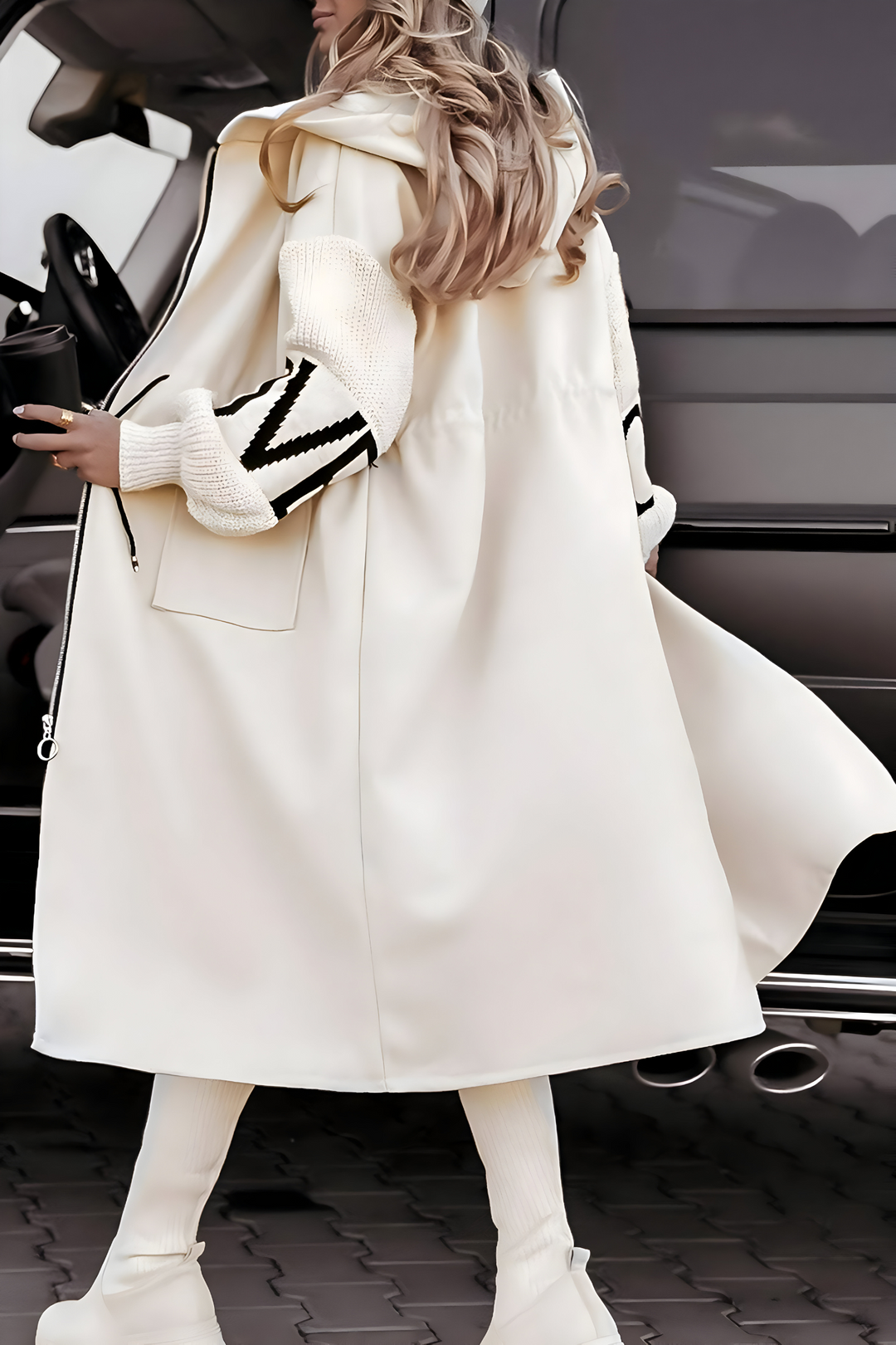 Elisabetta | Elegant Hooded Coatigan