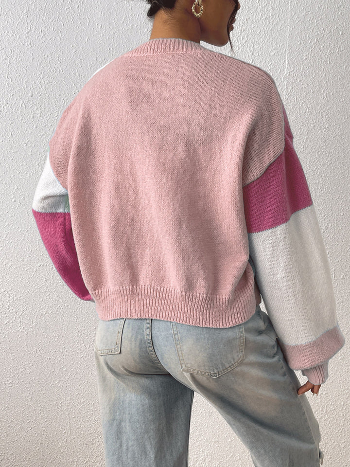 Vanja | Color Block Cardigan