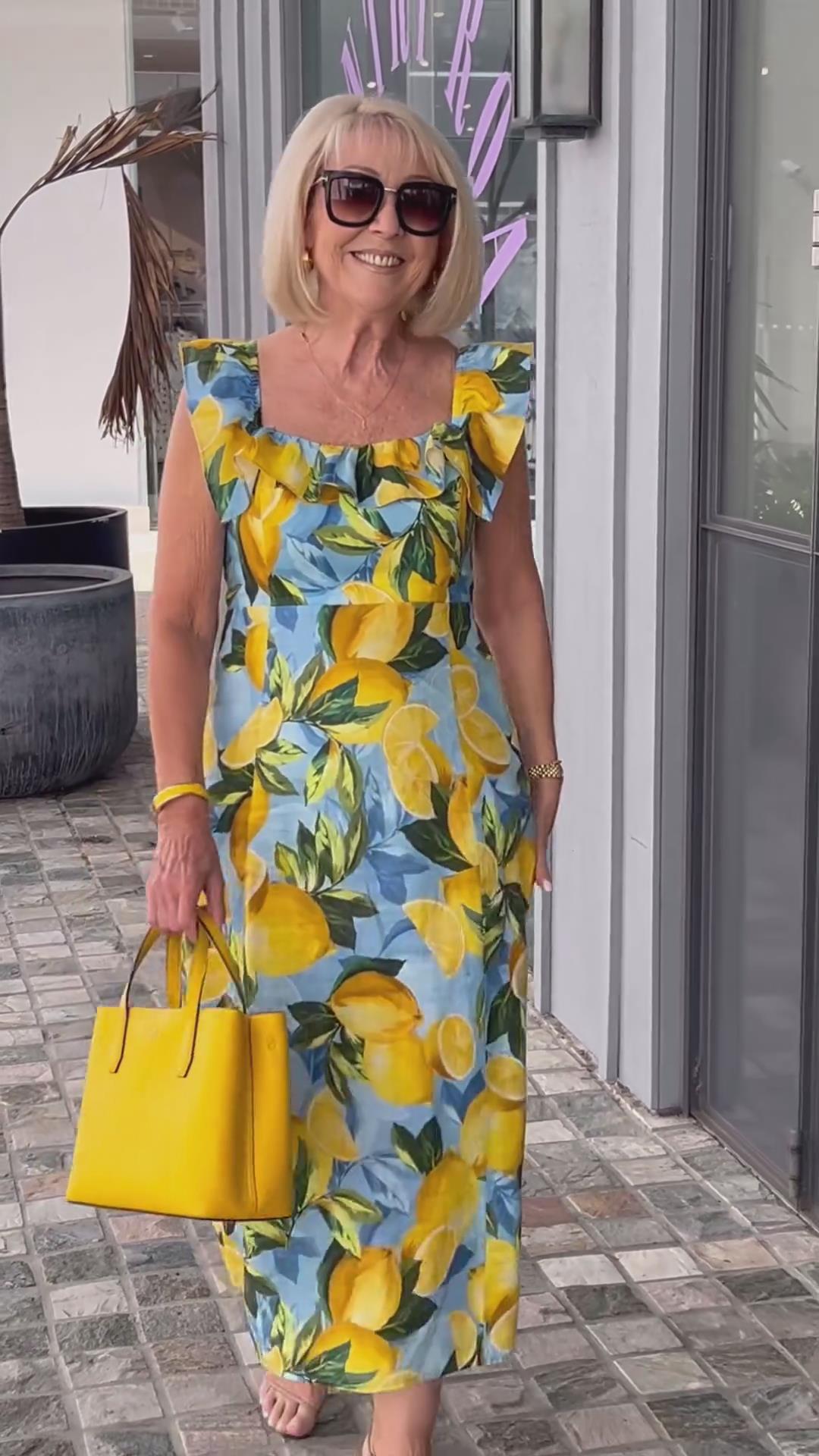Edna | Summer Lemon Dress