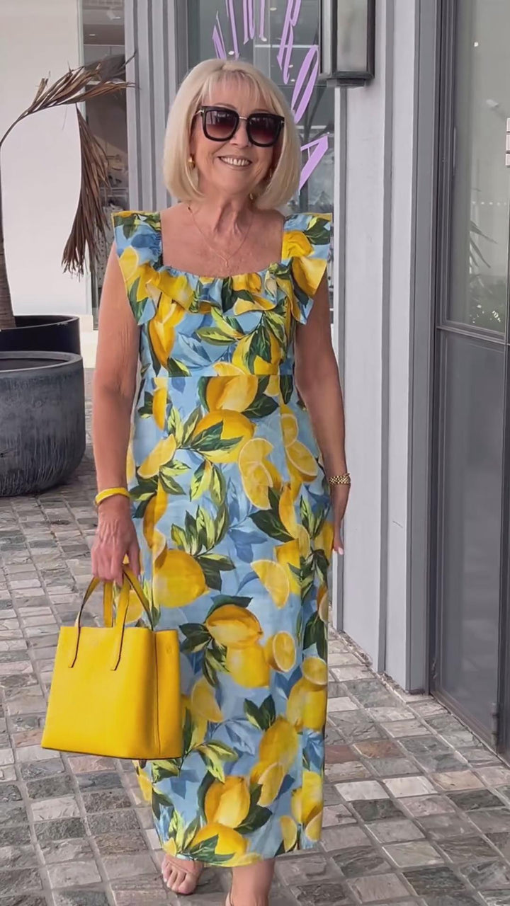 Edna | Summer Lemon Dress