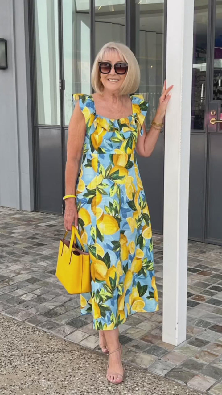 Edna | Summer Lemon Dress