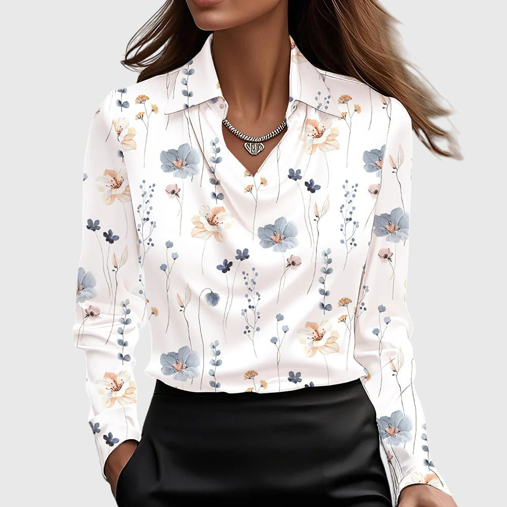 Celina | Blouse with Luxurious Shine