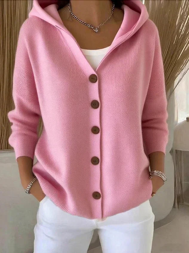 Erikah | Cozy Hooded Cardigan