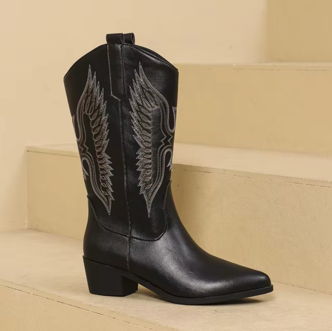 Leather Western Boots