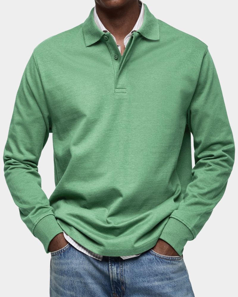 Classic Long-sleeve Polo Shirt