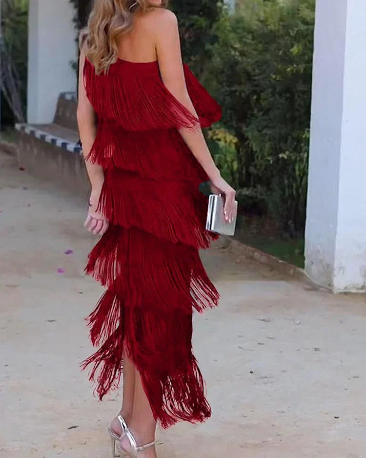 Poppy | Elegant off-the-shoulder dress