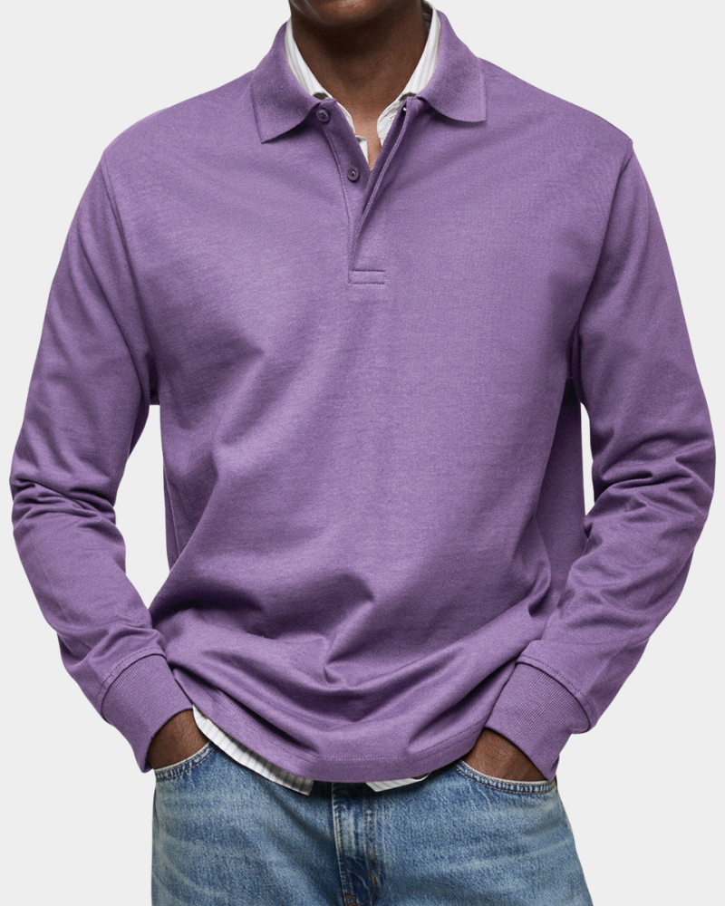 Classic Long-sleeve Polo Shirt