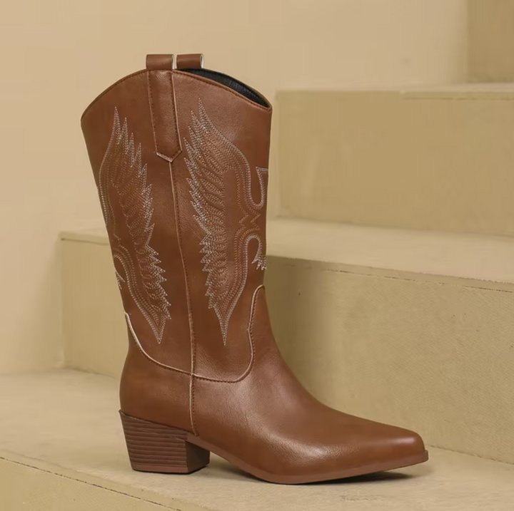 Leather Western Boots
