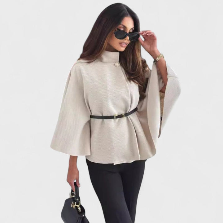 Amarise | Chic Butterfly Jacket with Belt