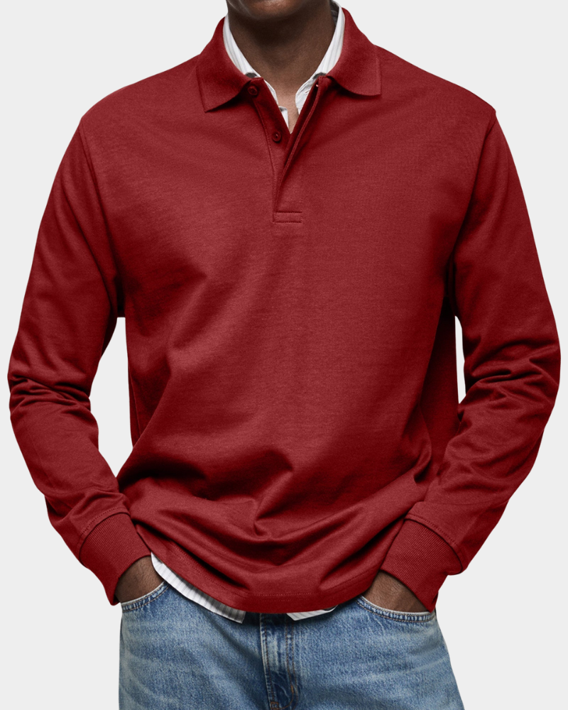 Classic Long-sleeve Polo Shirt