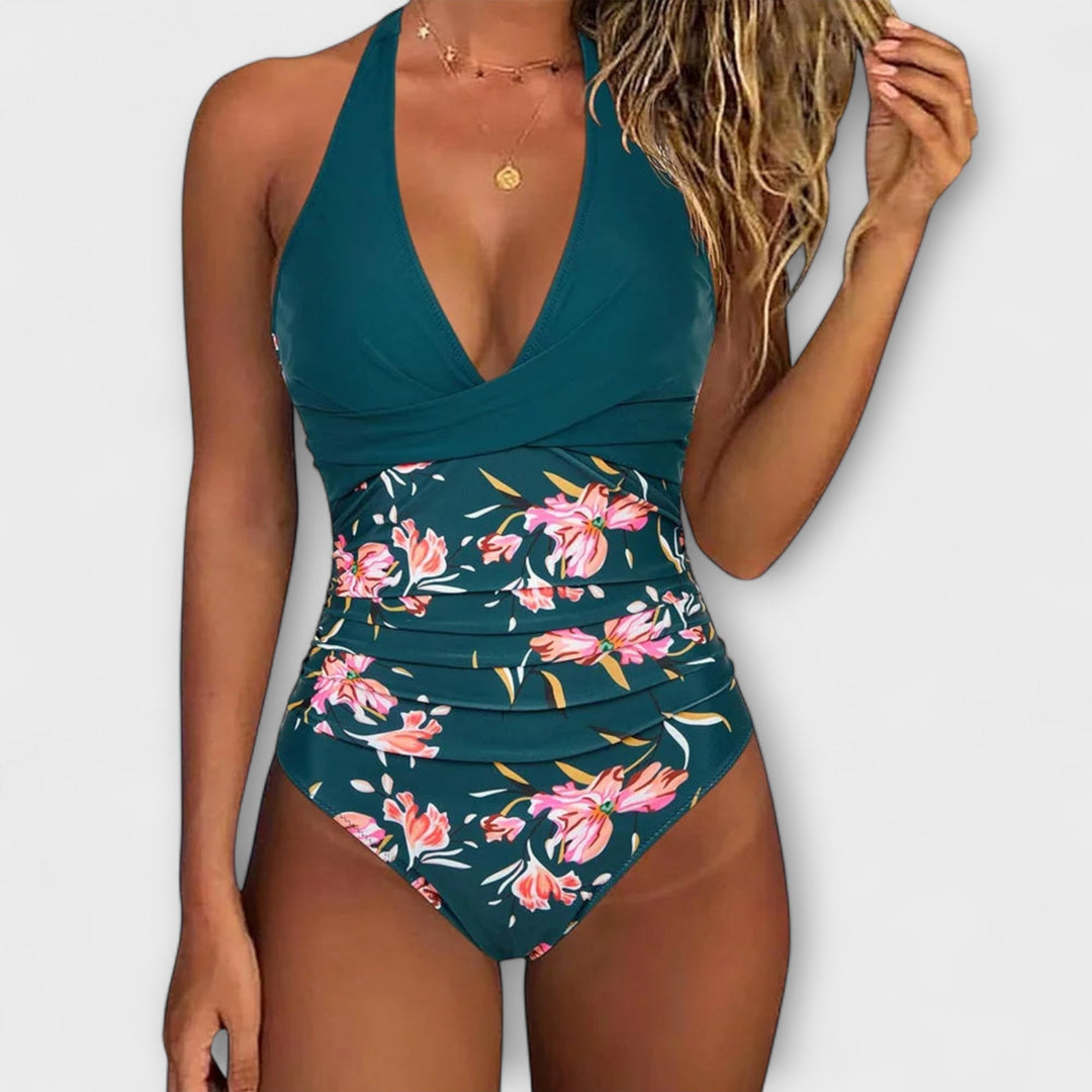 Desiree | One-Piece Swimsuit with Elegant V-Neck