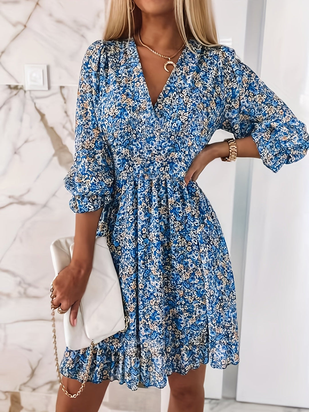 Oriane | Flowy Sleeve Dress