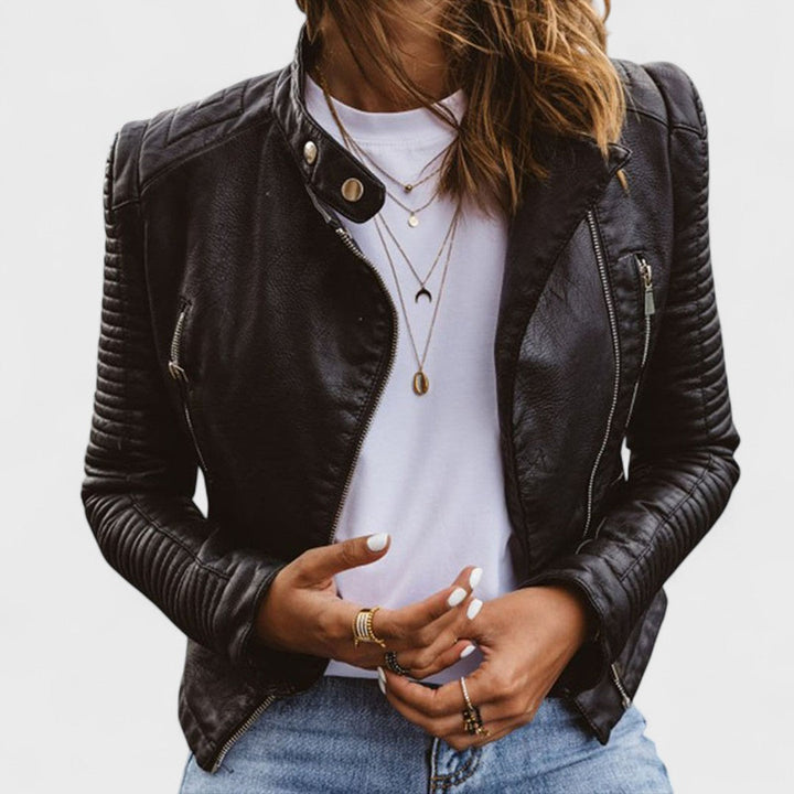 Orienna | Elegant Leather Jacket